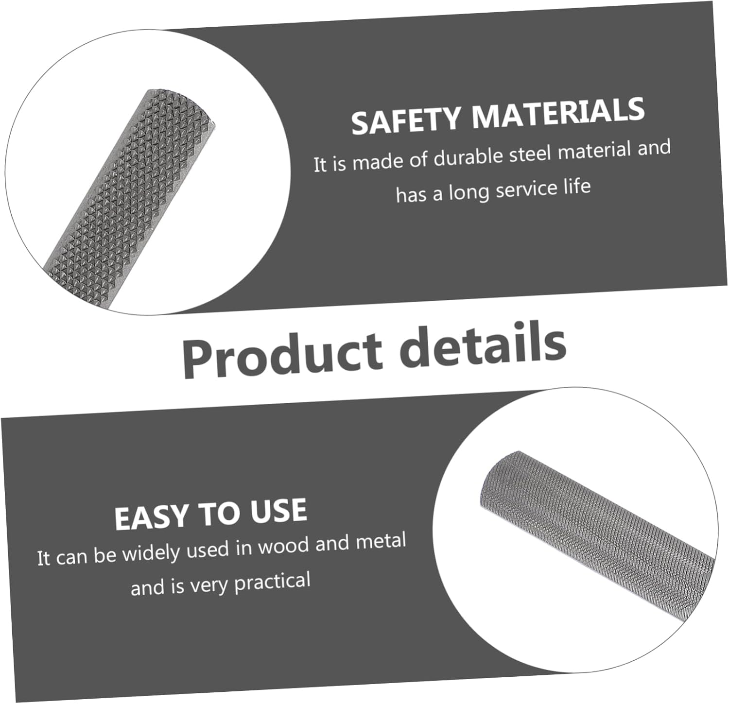 DOITOOL 4 in 1 Woodworking Rasp File Set for Carpenters Steel Wood Polishing Tool Storage Bag Versatile Wood Grinding and Carving Files for Diy Projects image number 3