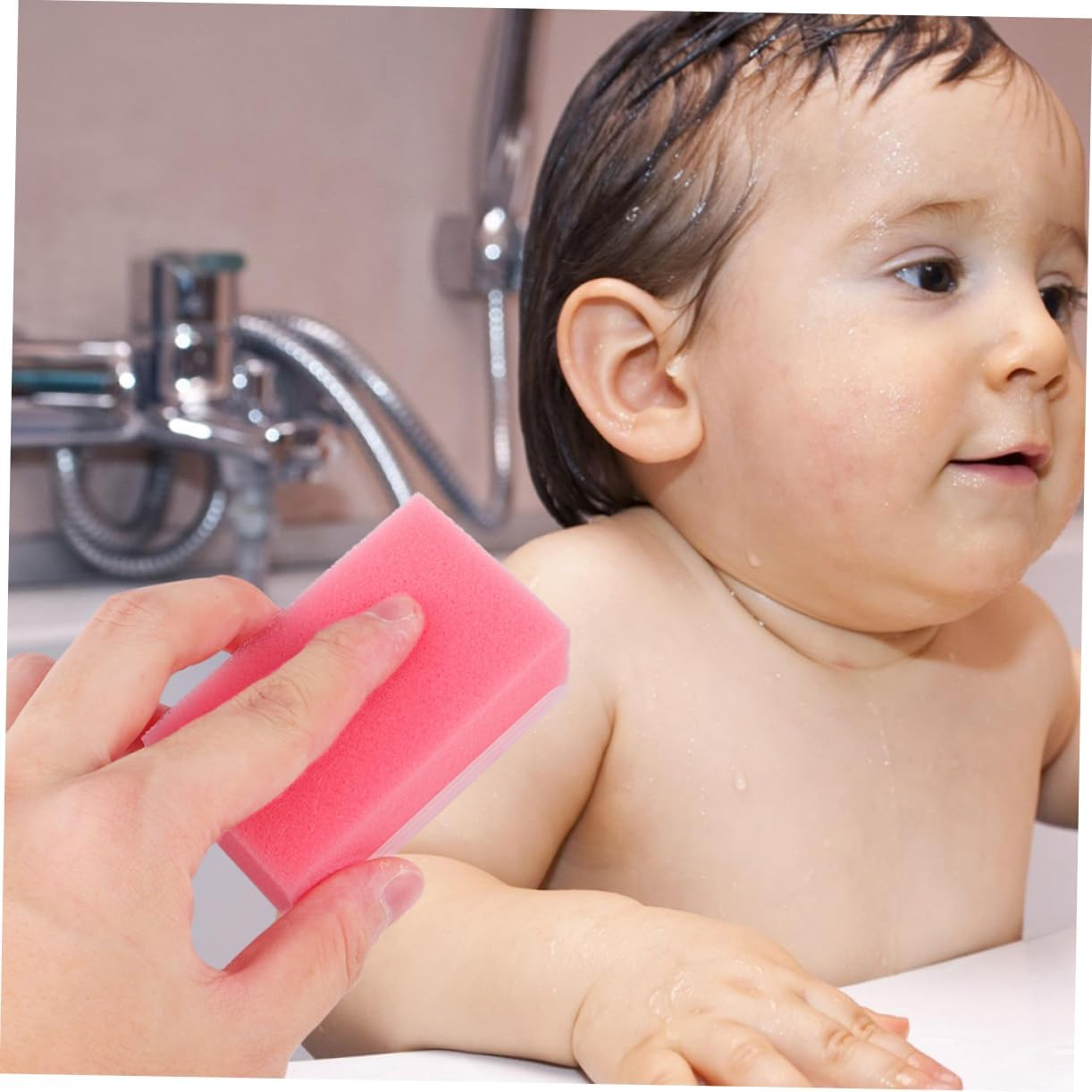 Vaguelly Wilbarger Brushes 2Pcs (White Pink) Sensory Brush for Children Autism Tool for Toddler image number 6