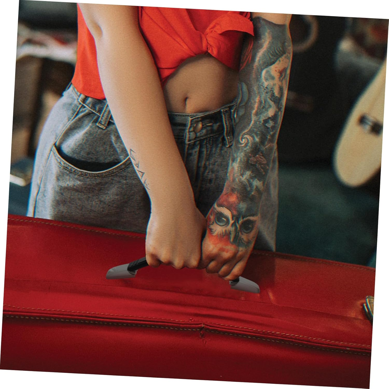 Healeved Replacement Luggage Case Handle Lightweight Suitcase Grip Strap Comfortable Travel Suitcase Handle for Easy Carrying and Secure Attachment image number 4