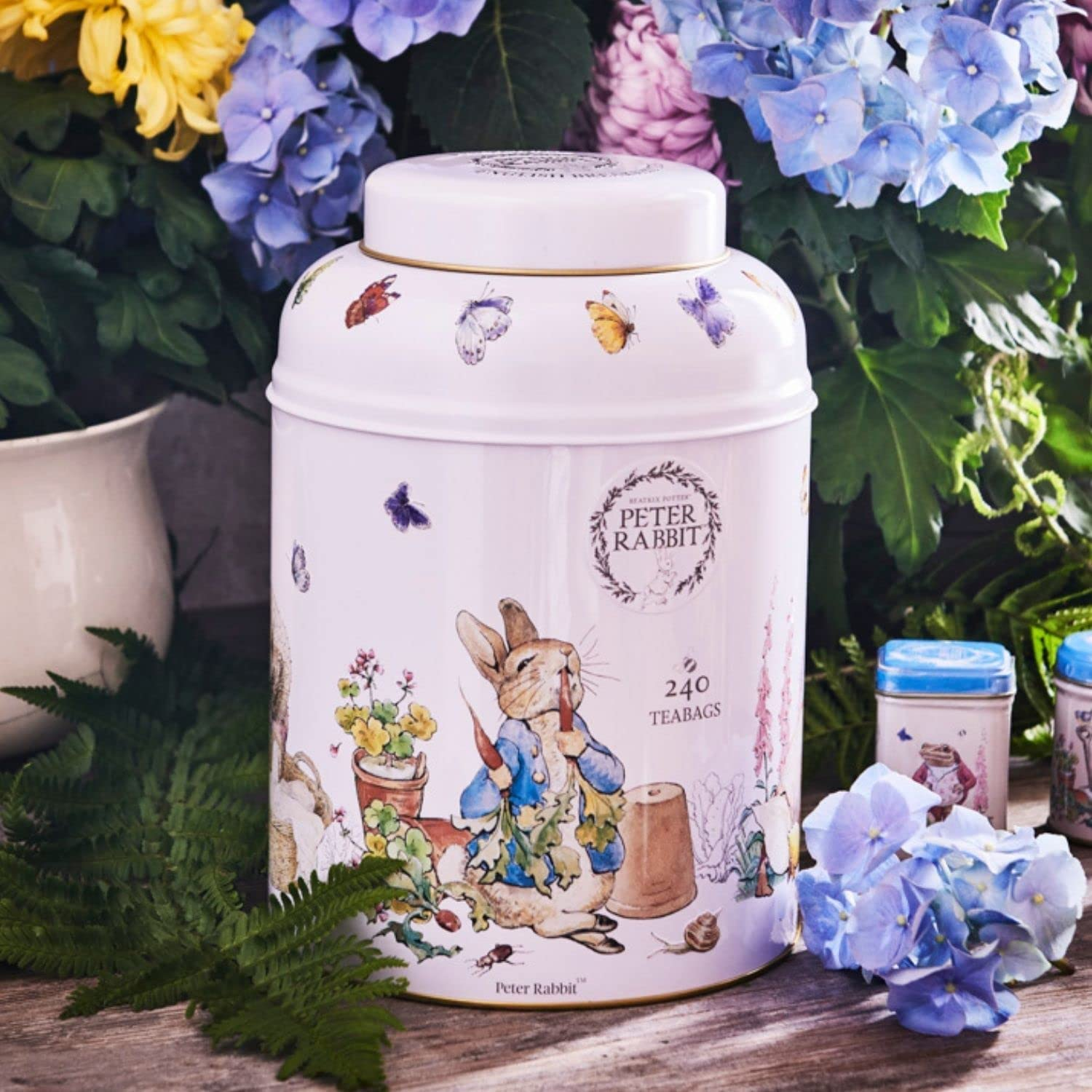 New English Teas Peter Rabbit Gift Tea Caddy with 240 English Breakfast Teabags - Beatrix Potter image number 5