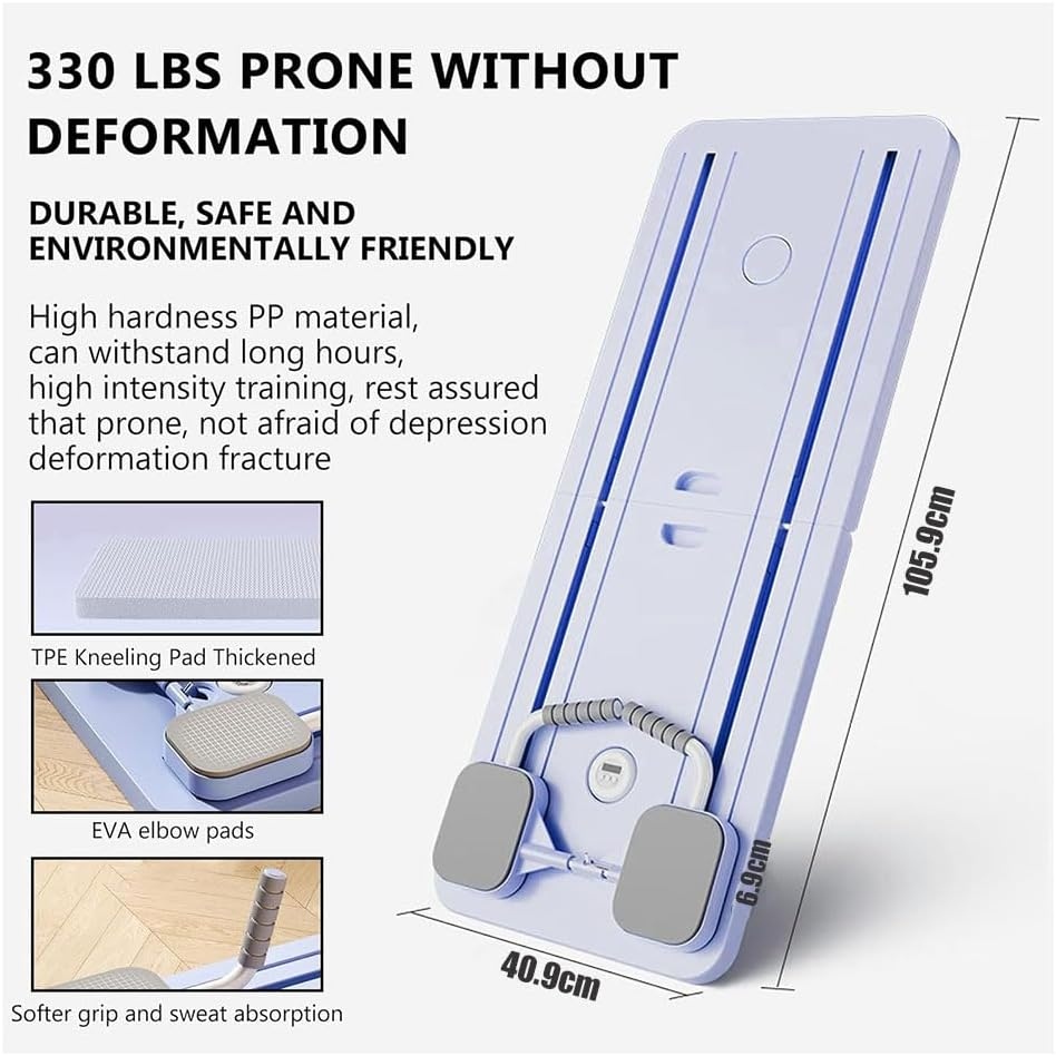 Pilates Board. 2025 Pilates Body Shaping Machine Set. 5-In-1 Pilates Skateboard. Multifunctional Foldable Pilates Body Shaping Machine. Multifunctional Abdominal Board. (Purple) image number 5