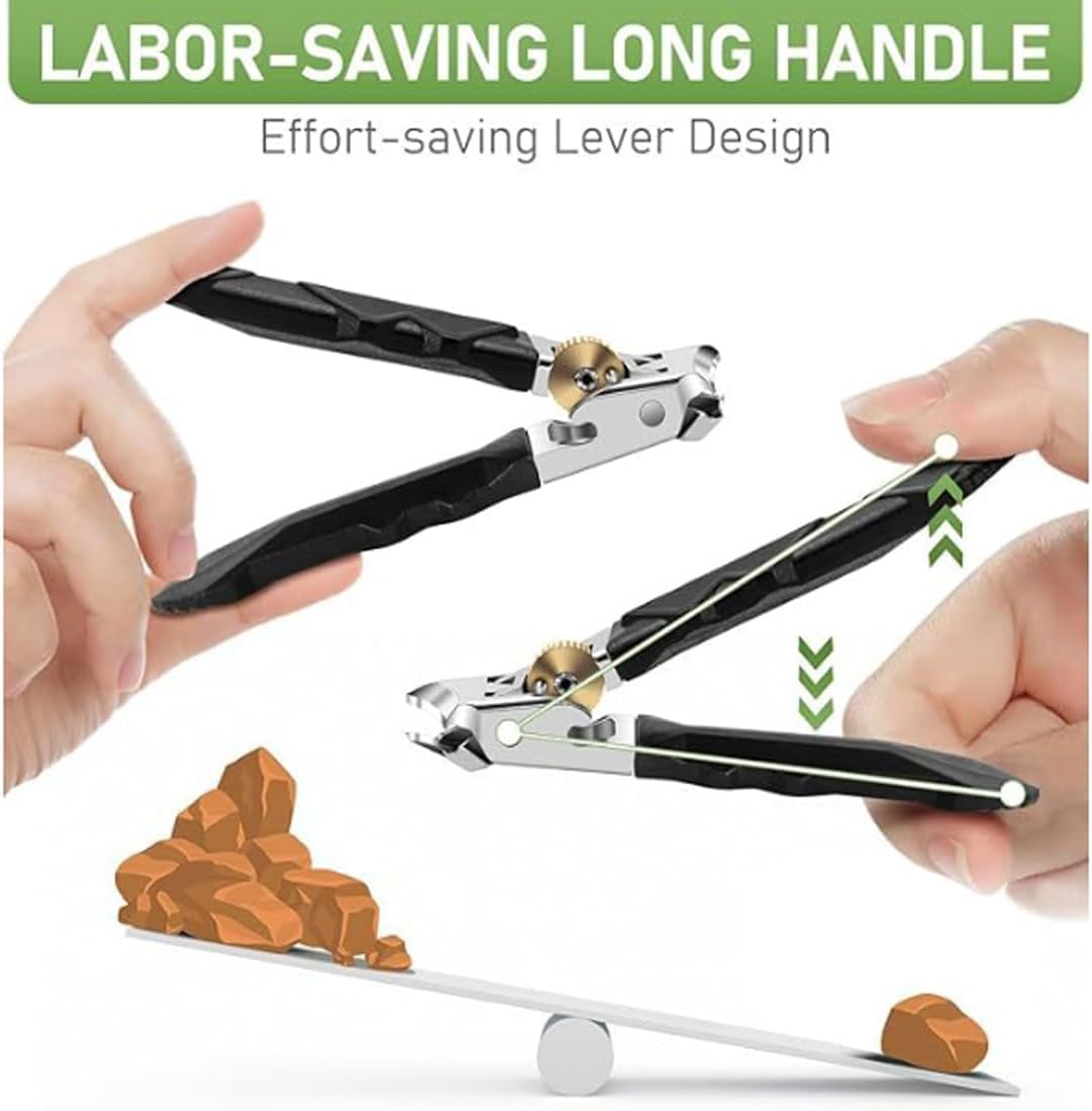 Zoerely Orthoclip, Goredny/Fanyil/Glosrity/Glosritystore Orthoclip Nail Clippers, Wide Jaw Opening Nail, Double Configuration of Oblique and Flat Mouth, Splash-Proof Design, for Thick Nails (2Pcs*Slant Blade) - 1Pcs*Slant Blade image number 2