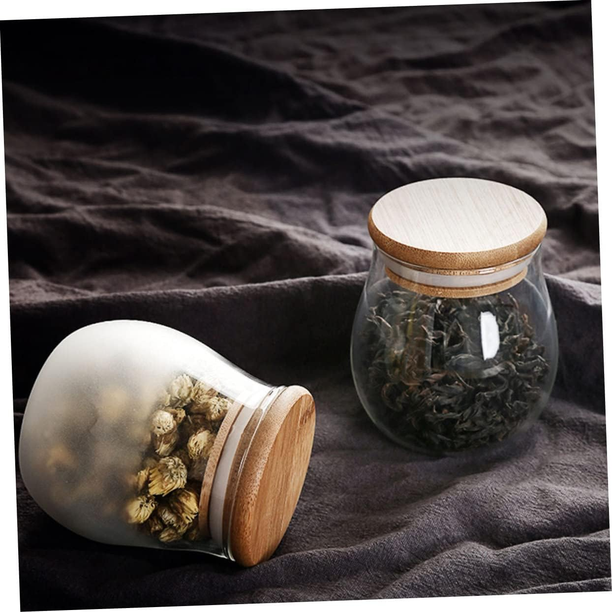 LABRIMP Tea Canister Storage Jar for Tea Leaves Multi-Purpose Jar for Home Party Shopping Mall image number 1