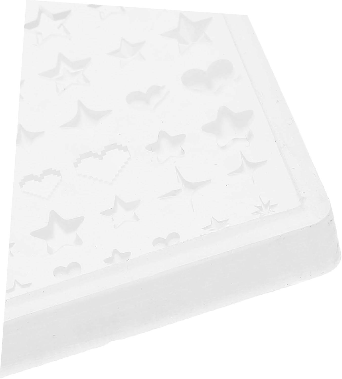 Beaupretty 2Pcs Silicone Nail Molds Heart Star Shapes Soft Durable Nail Decoration Silicone Mold for DIY Manicure Creative Easy Demolding Resin Craft Supplies for Women image number 6