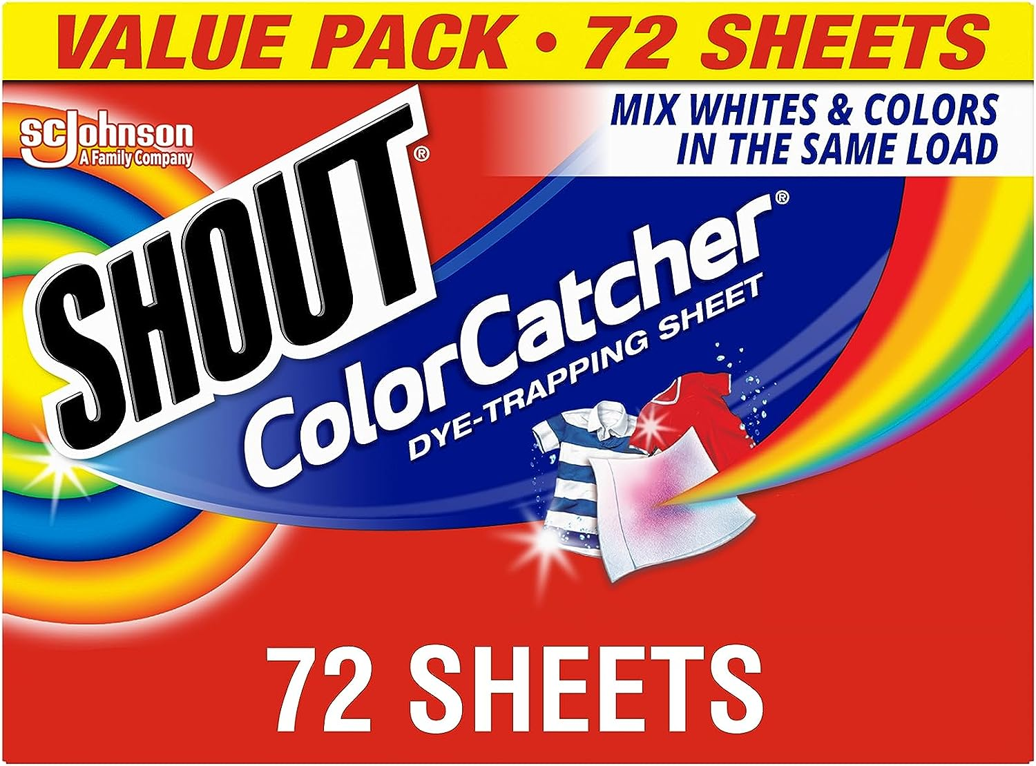 Shout Color Catcher Dye Trapping Sheets, 72.0 Count