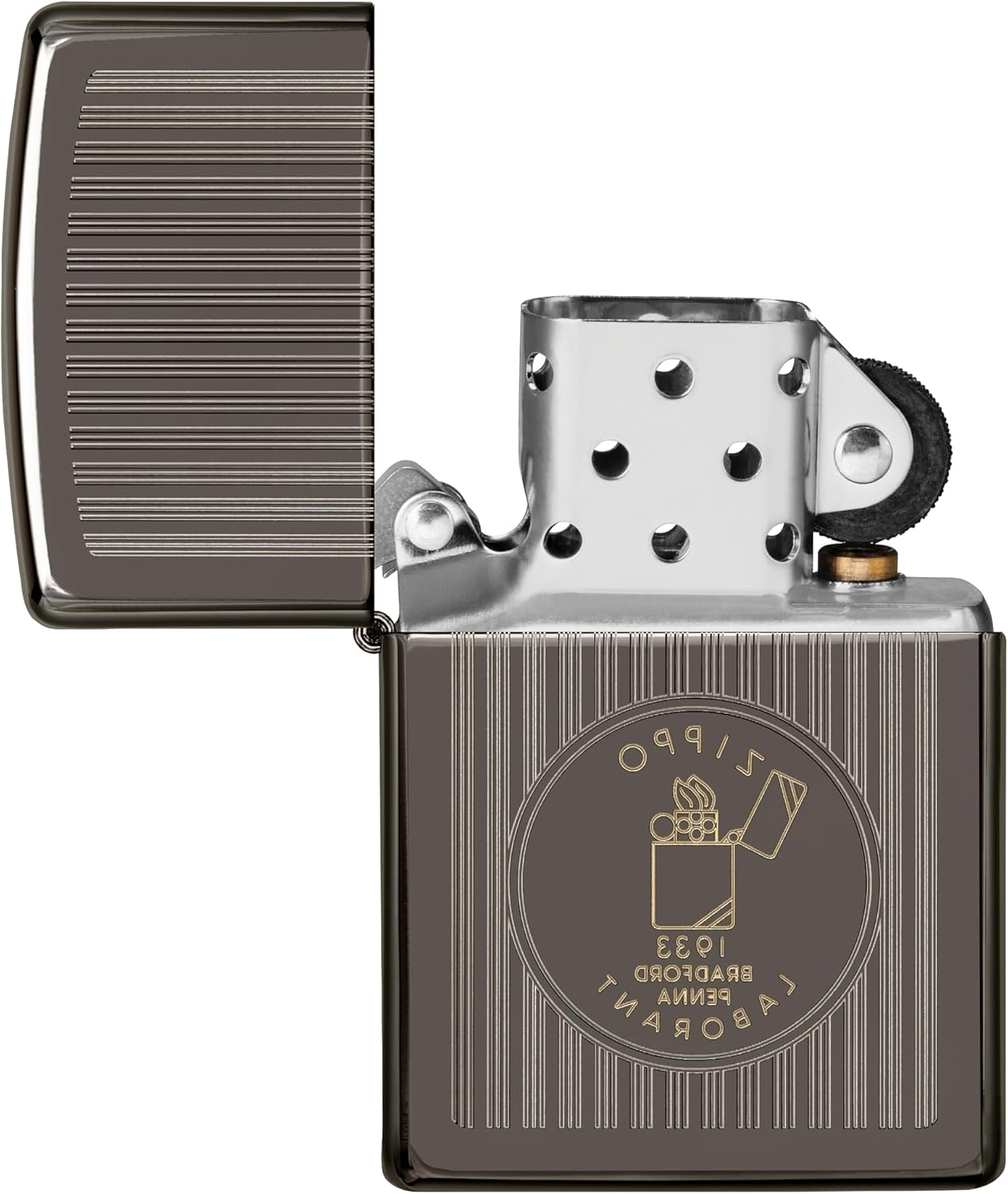 Zippo Founder'S Day Black Ice Collectible Lighter