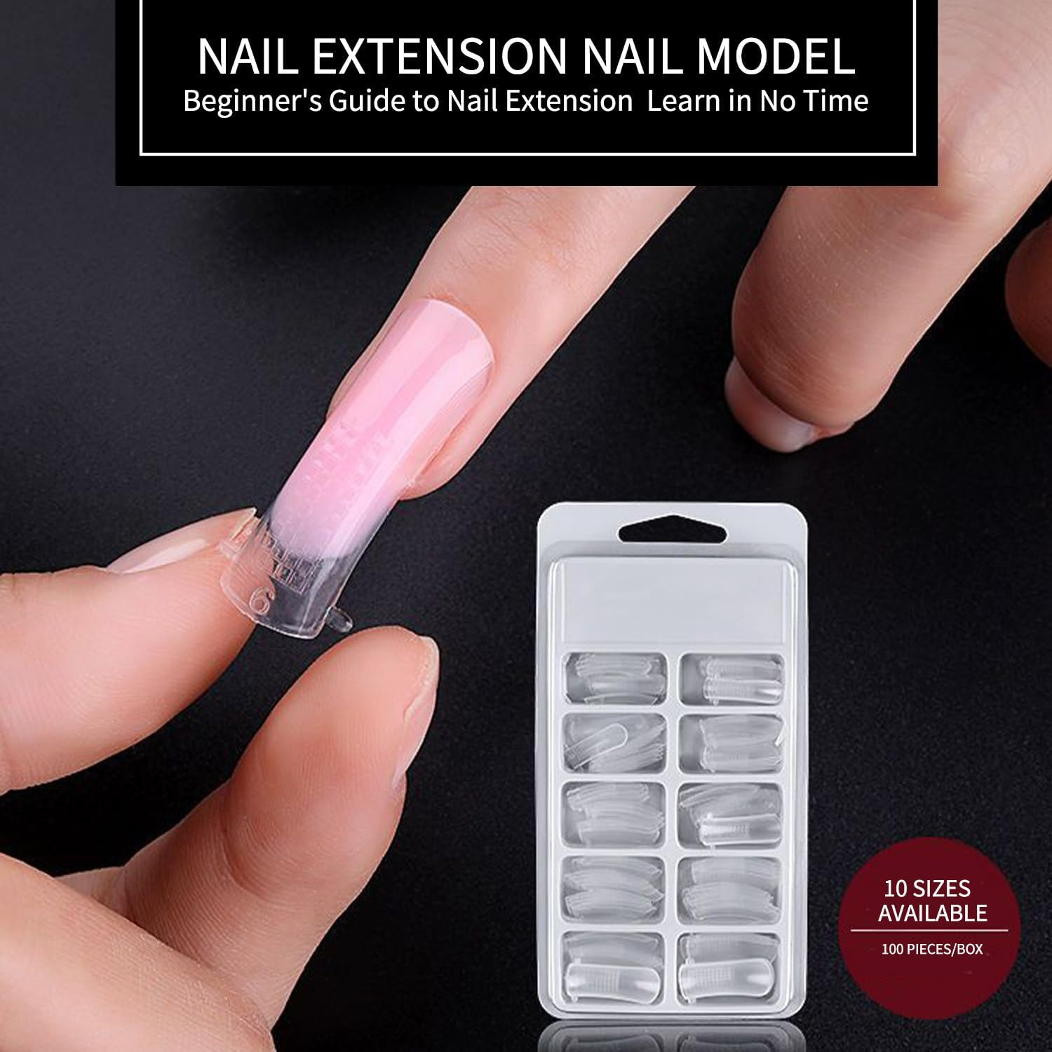 Poly Nail Gel Brush 2In1 Dual-Ended Hard Gel Nail Brush Builder Gel Brush Flexible Bristles Stainless Steel Glue Applicator Pen for Hybrid Gel Gel Acrylic Nails Extension Black (PEN 5, 1) image number 6