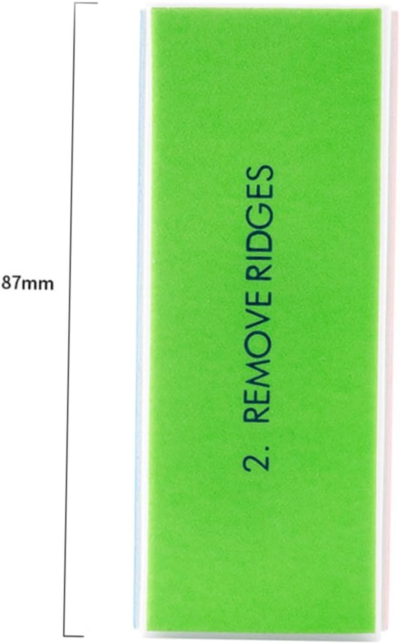 Mikinona 10Pcs Nail Buffer Buffing Sanding Buffers Blocks Files Manicure Pedicure Care Tools for Home Nail Salon Use image number 5