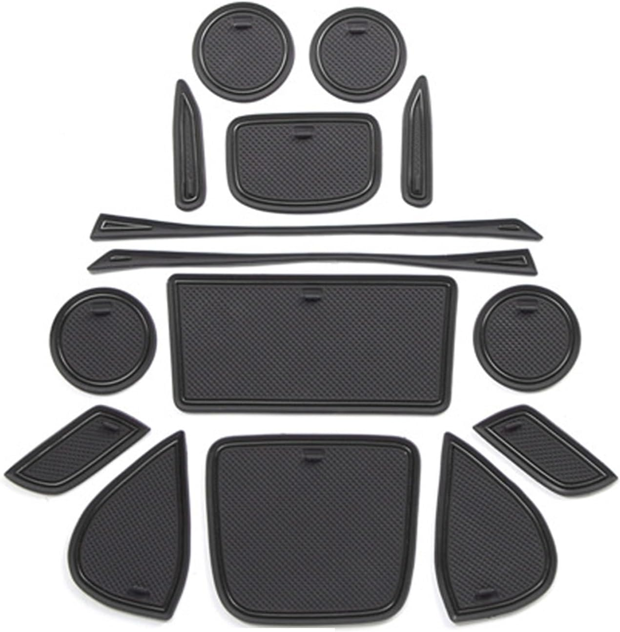 Wivplex Door Groove Dust-Proof Pad, For, for Toyota, for Yaris Cross XP210 2020 2021 2022 Rubber Mat Cup Storage Gate Slot Inner Sticker Auto Part Car Interior Anti-Slip Pad(Red) image number 2