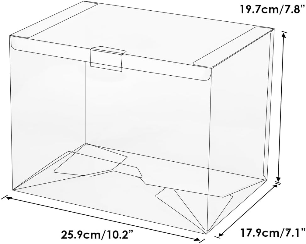Baskiss 2 Pack Protector Covers for Funko Pop Moments, Ultra Thick 0.5Mm Protector, Clear Pop Case, Acid Free, Crystal Clear Heavy Duty Display Box with Locking Tab (2) image number 1