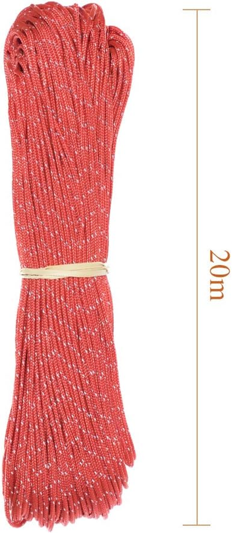 Paracord Planet 1.8Mm Fluorescent Reflective Guyline Tent Rope Cord Camping Paracord image number 4