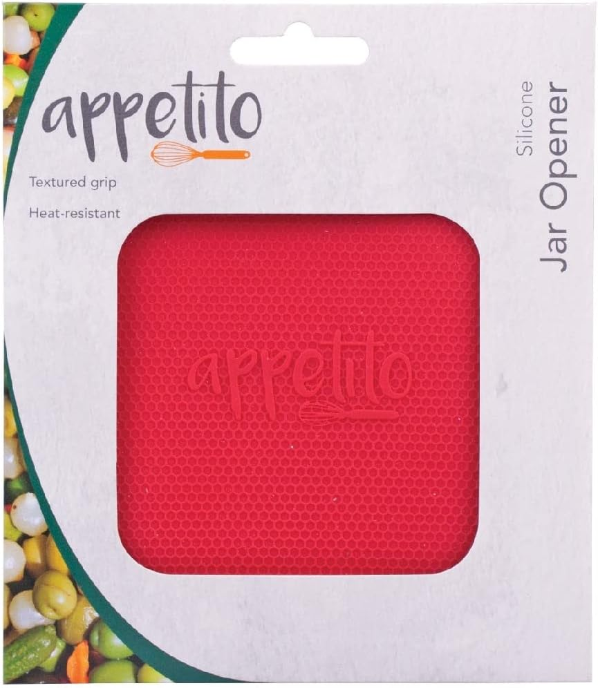 Appetito Silicone Jar Opener - Red image number 1