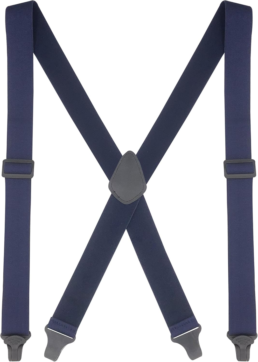 Ausukler Suspenders for Men Heavy Duty with Plastic Clips, Invisible or Hidden under Shirt Clothing image number 1