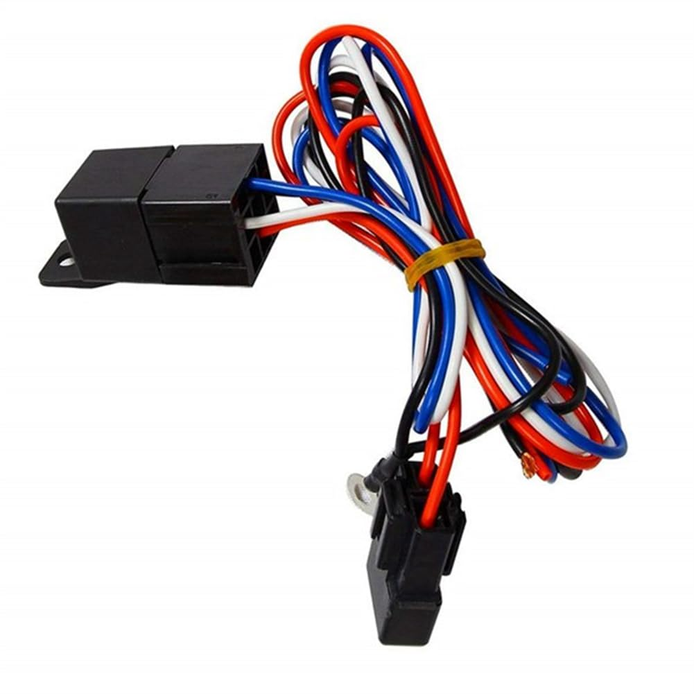 175-185 Degree 40A Engine Cooling Radiator Fan Thermostat Temperature Switch Relay Kit Sensor Relay Kit image number 2