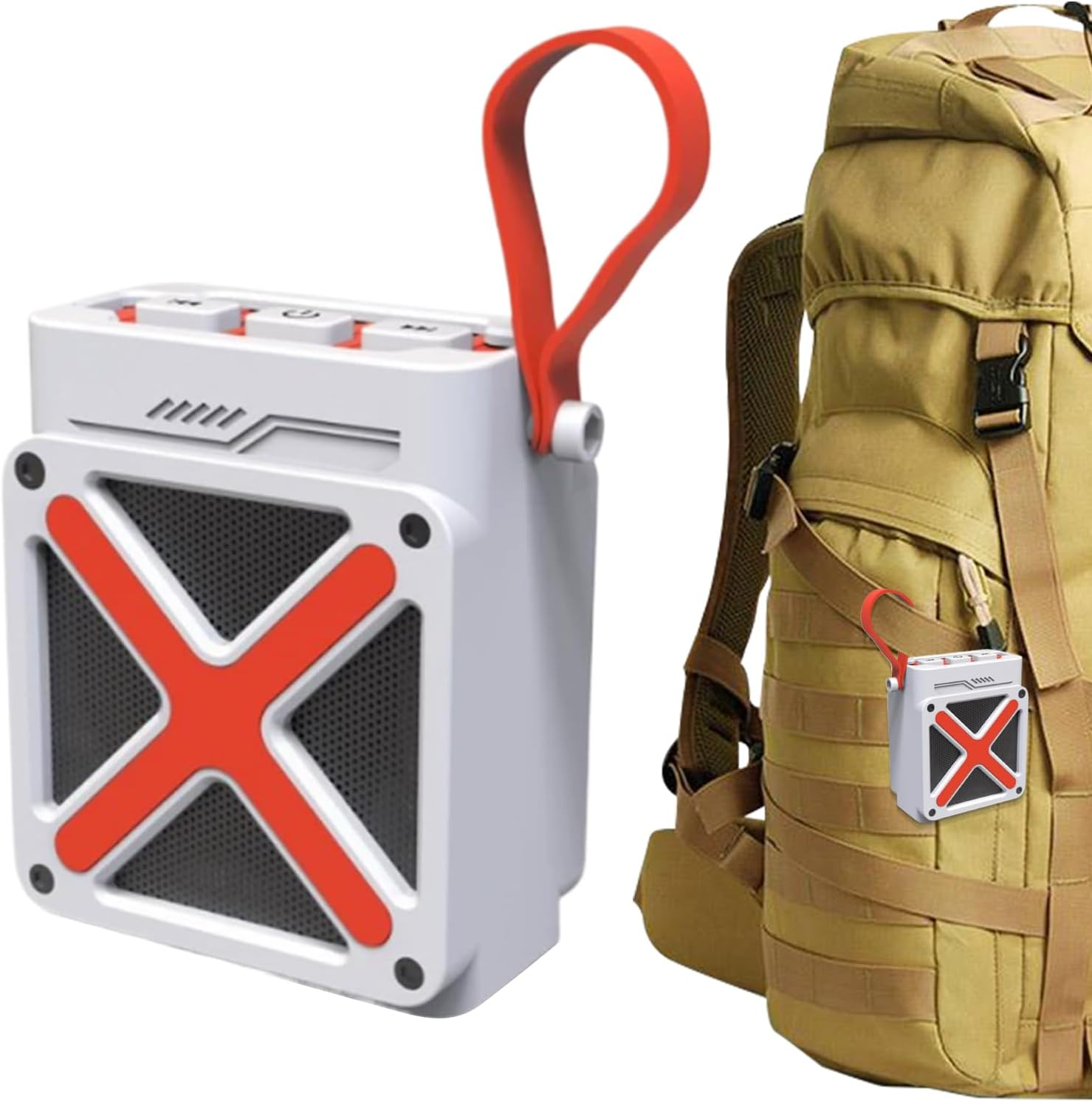 Wjnflqn Outdoor Speaker - Wireless Cool Electronics | Big Audio Outdoor Travel Speaker,For Home Office Dorm Car Travel Party Living Room Bedroom Camping image number 4