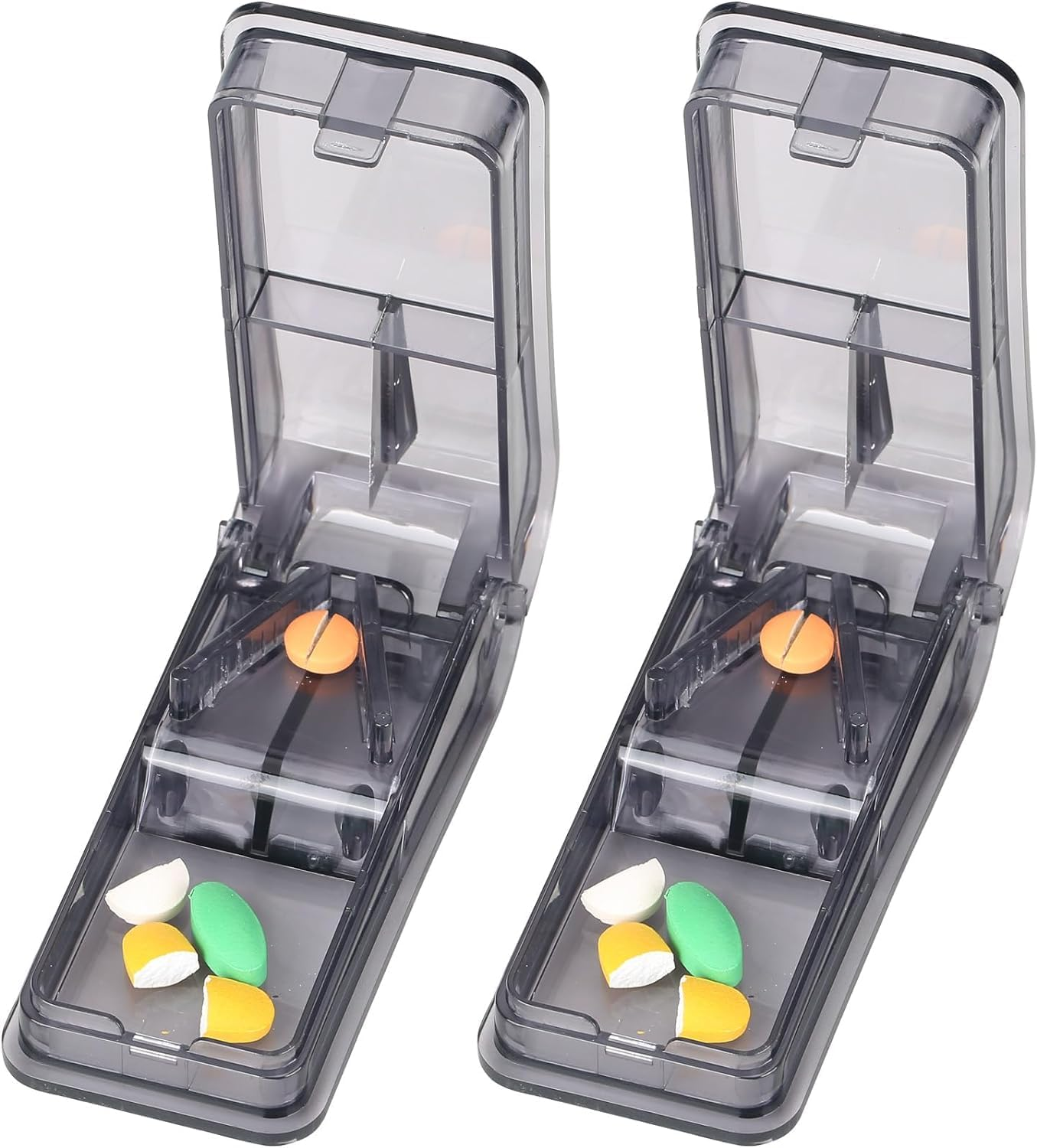 Mumoo Bear 2PCS Pill Cutter, Professional Pill Splitter for Cutting Small Pills or Large Pills in Half image number 6
