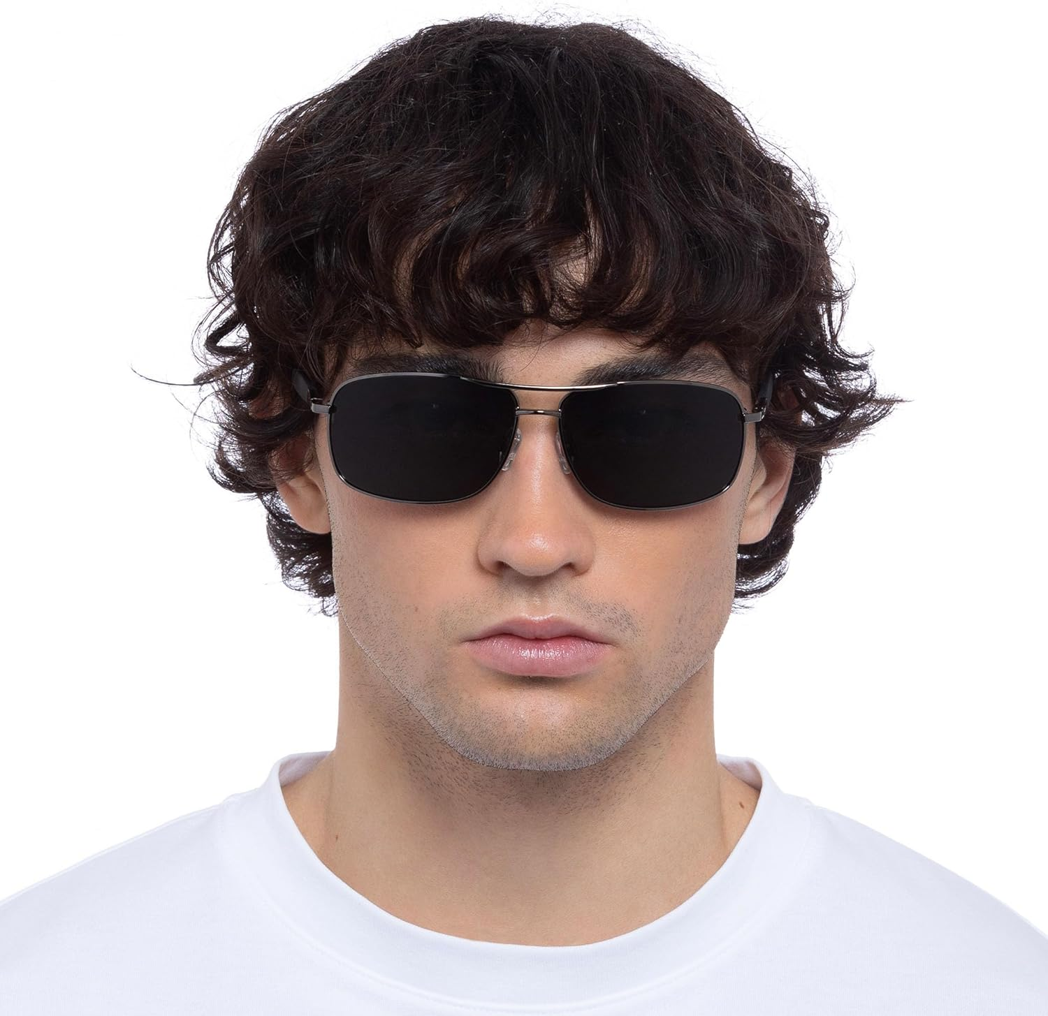 Cancer Council Male Lincoln Gunmetal Aviator Sunglasses image number 6