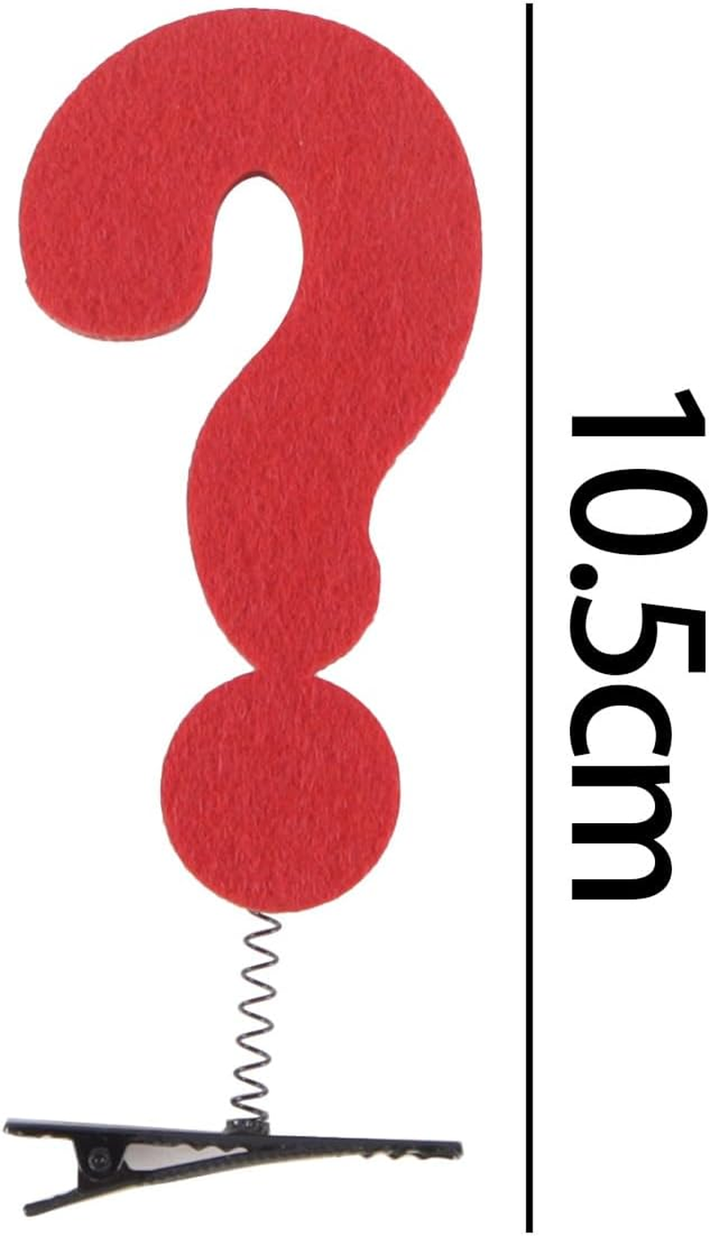 Ausi 10-Piece Cute Question Mark Hair Clips &ndash; Versatile Hairstyle Decor for Parties & Special Occasions image number 4