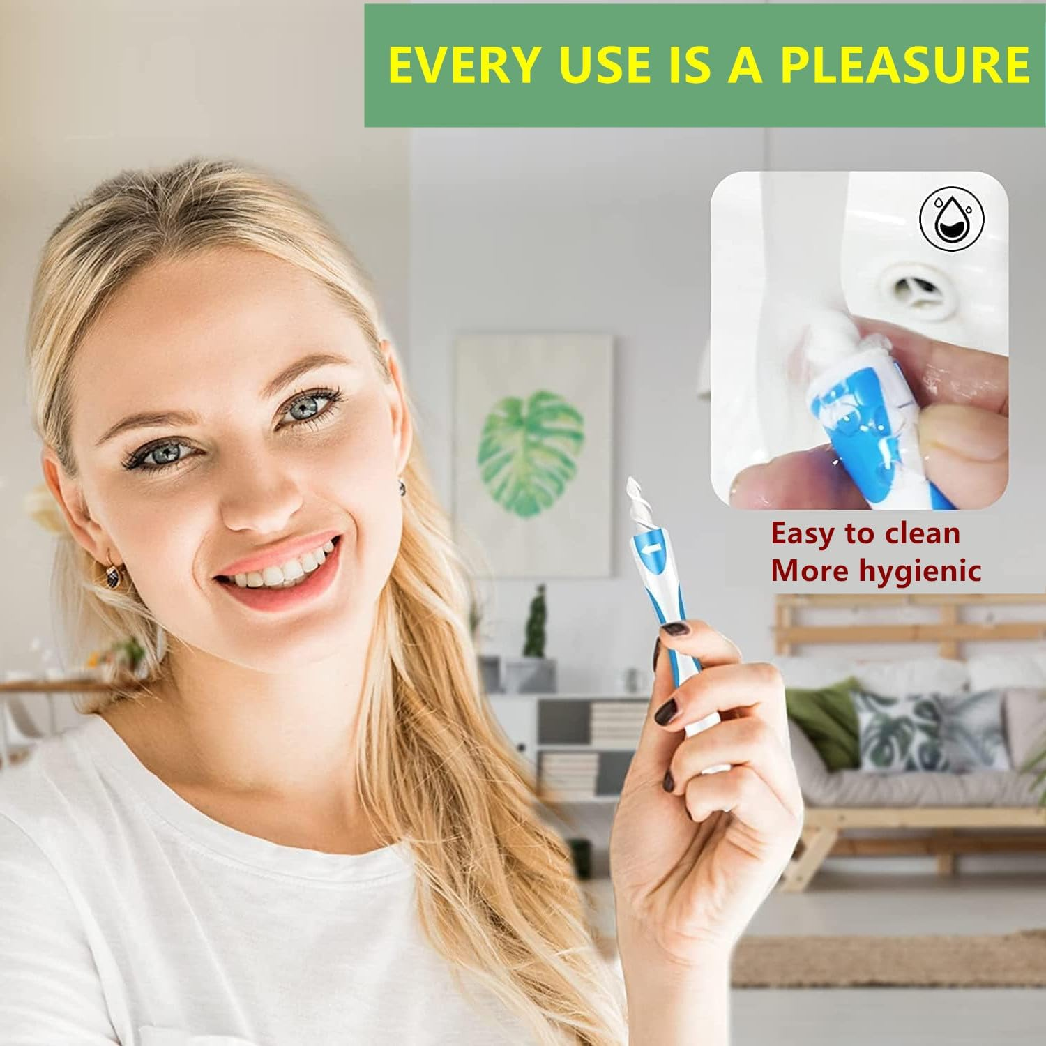 Earwax Remover Tool,Spiral Earwax Removal Tool，Reusable Earwax Removal Kit Safe Ear Cleaner with 16 Pcs Soft and Flexible Replaceme,Ear Cleaner Earwax Removal，The Best Choice for Removing Earwax image number 4