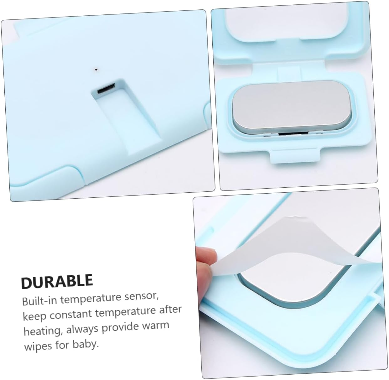 Abaodam USB Wipes Heater Portable Wet Tissue Warmer for Cleaning Wipes for Travel and Home Use image number 5