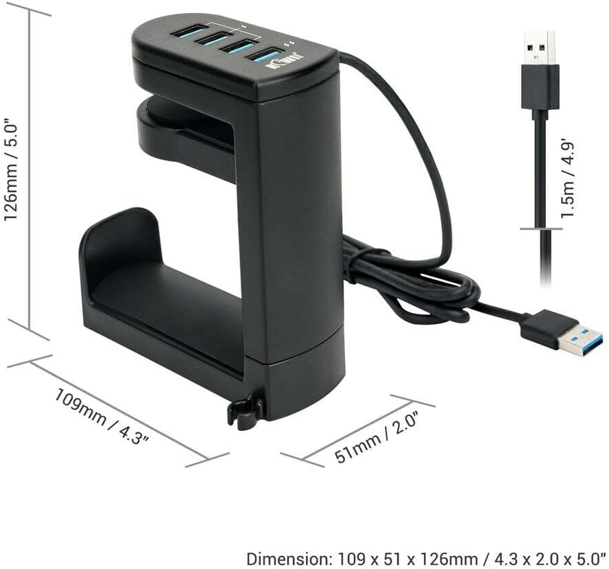 Soft Silicone 360&deg; Rotating Headphone Stand Earphone Hook Hanger Desk Headset Holder image number 2