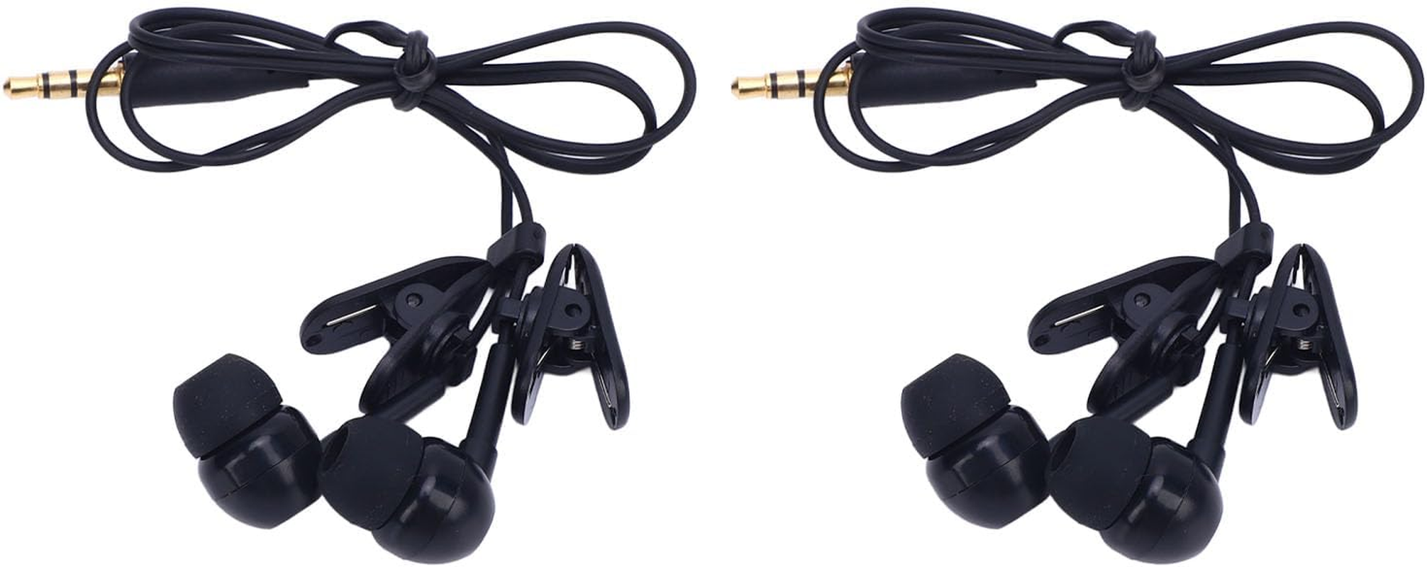 IP68 Waterproof Swimming Headphones with 3.5Mm Jack - 3.6M Underwater Headphones for Lap Swim, Surfing, 40Cm Short Cord with 2 Clips & 4 Size Earbuds image number 4