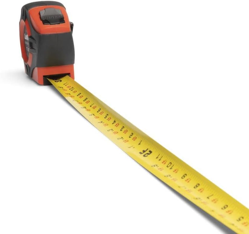 Lufkin Crescent 1" X 25' P1000 Series Hi-Viz&reg; Orange Engineer'S Yellow Clad A4 Blade Power Return Tape Measure - PHV1425DN image number 3