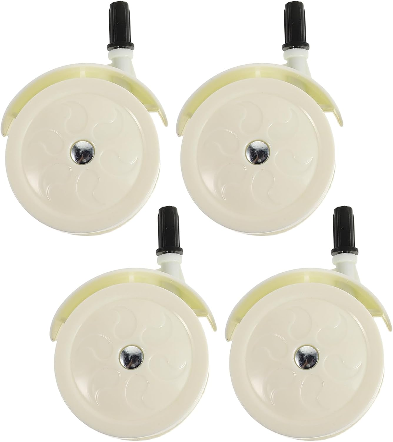 Gatuida 4PCS Baby Trolley Wheels for Stroller Pram and Walker - Swivel Caster Replacement Infant Stroller Accessory Parts for Toddler Kids Chair and Carriage image number 2