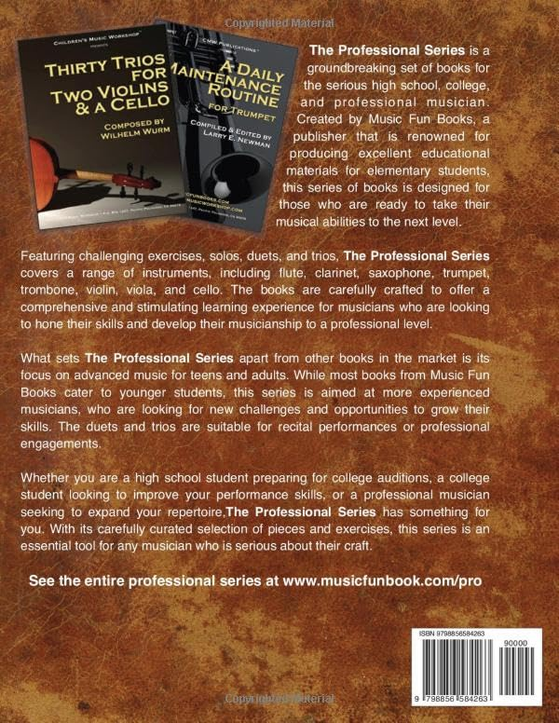 Thirty Trios for Two Trumpets and Trombone: by Wilhelm Wurm