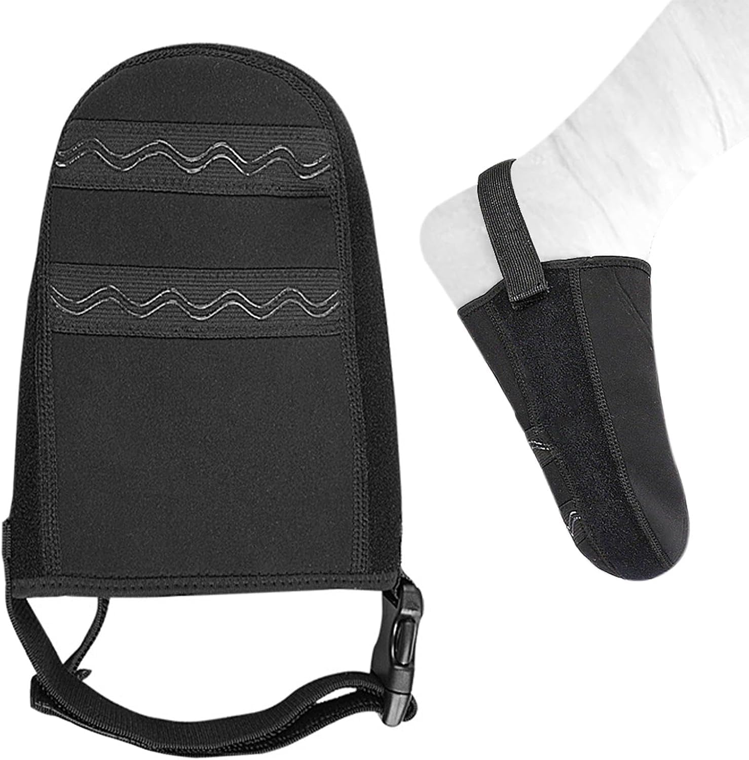 Cast Toe Protector Sock Cover, 1Pc Cast Sock Toe Cover Cast Protector,Casts Socks Toe Covers Soft Protector,Cast Toe Cover Foot Cast Toe Cast Socks,Non-Slip Cast Toe Cover Keep Toe Clean & Warm image number 3