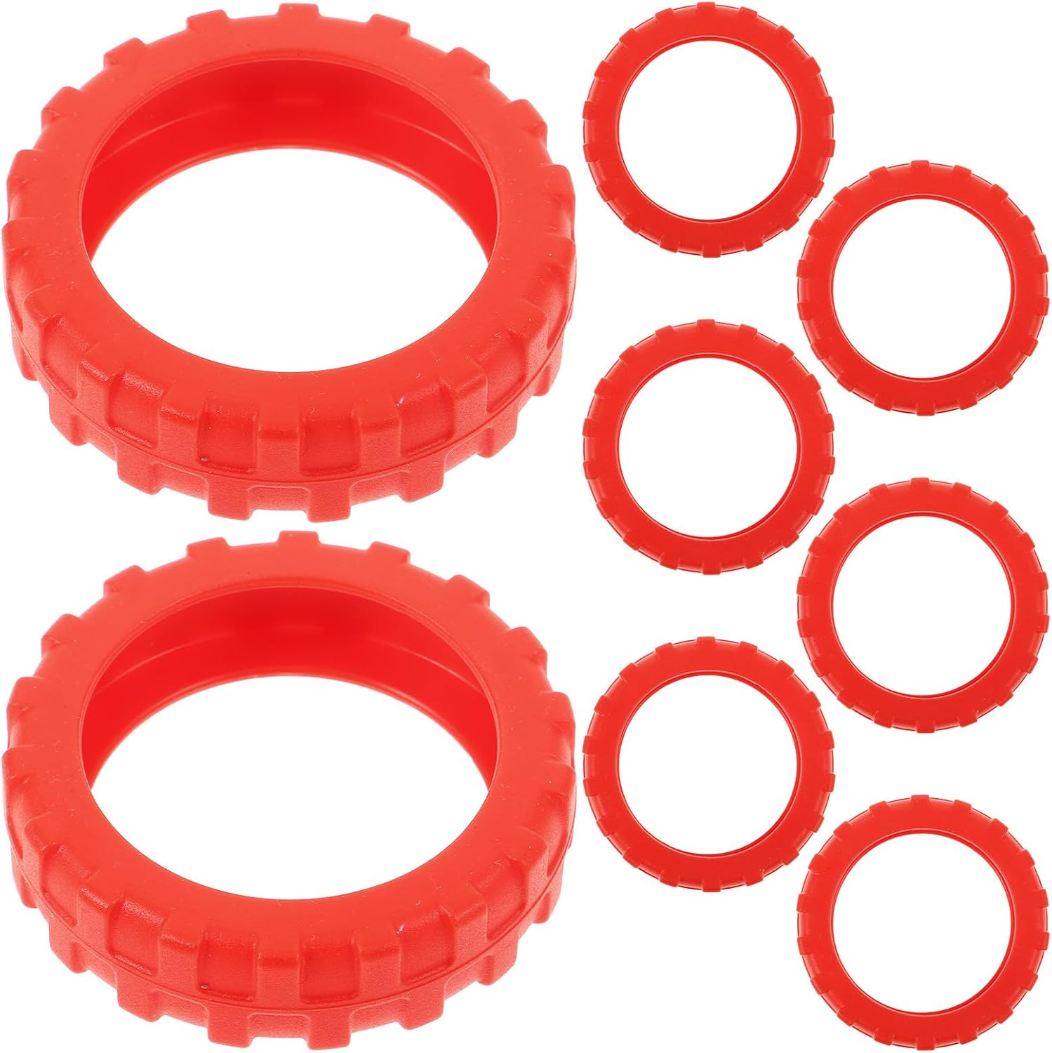 CLISPEED Suitcase Feet Protectors 8Pcs Silicone Luggage Wheel Covers Anti-Slip Shock Absorbing Travel Gear for Small Bags image number 3