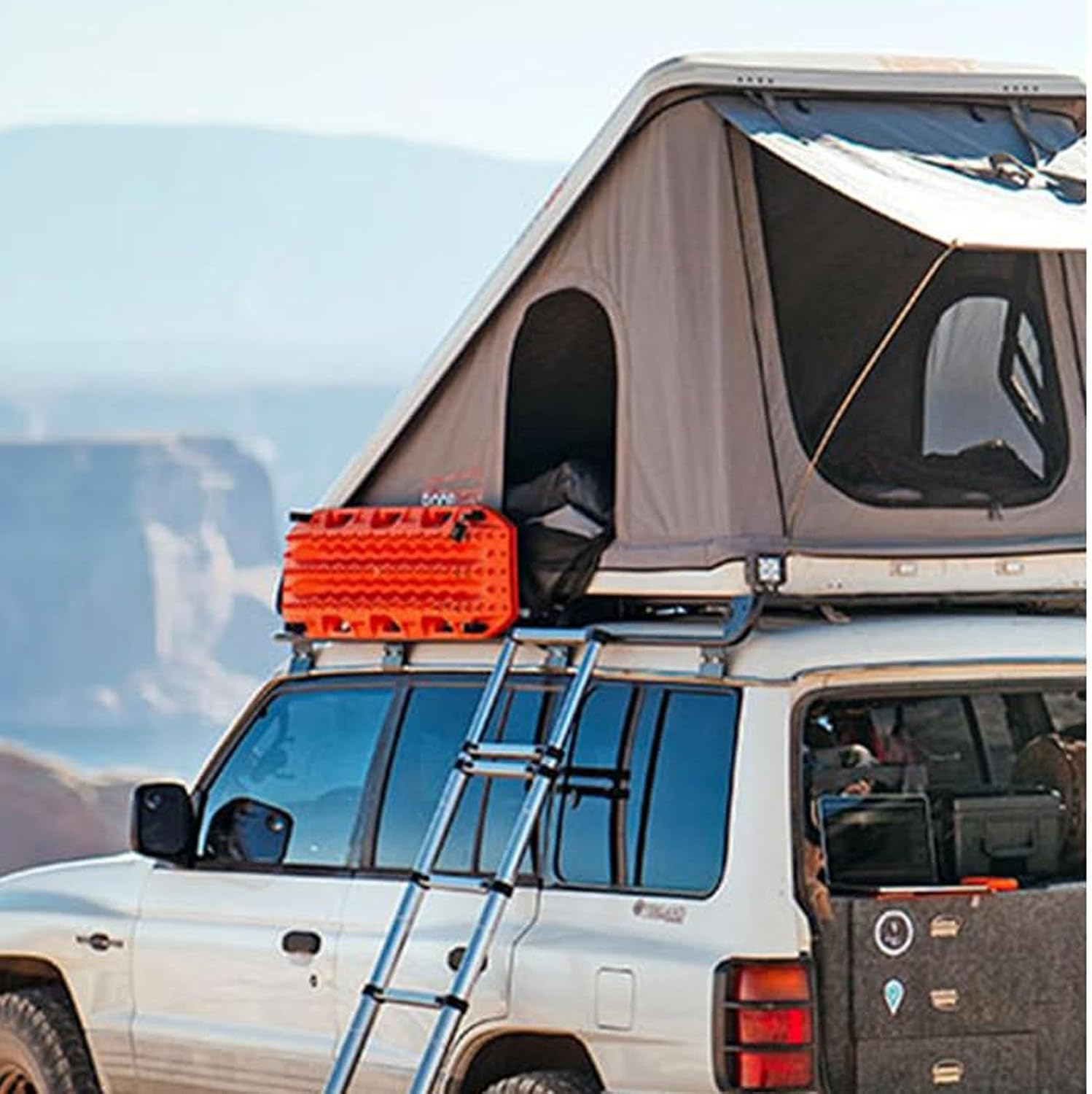 Ladder Roof Rack Clamps - Iron Ladder Accessory Lock | Ladder Accessory Locks | Ladder Secure Clamps | Roof Rack Ladder Clamp | Lock Jaw Ladder Grip Secure and Easy to Use