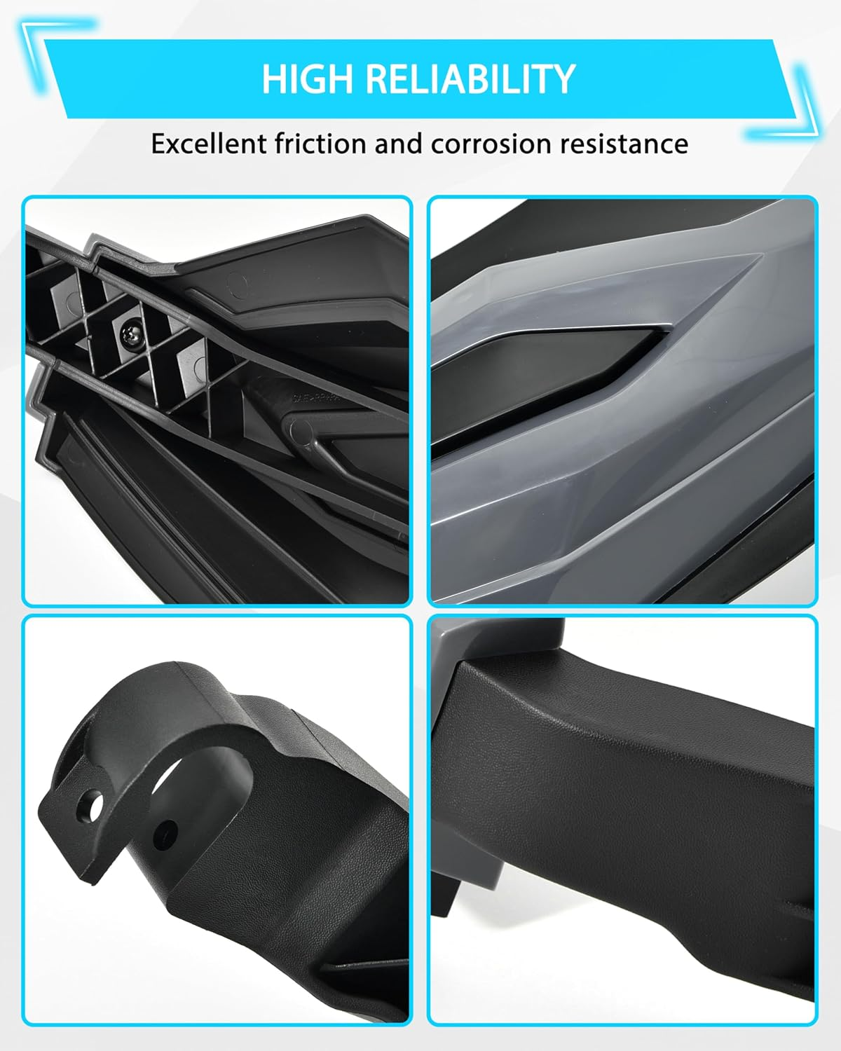 SAUTVS Handguards Protector Wind Deflector for Sea-Doo Spark Trixx 2025+ Models Accessories, Plastic Hand Guards Handlebar Large Air Deflectors image number 3