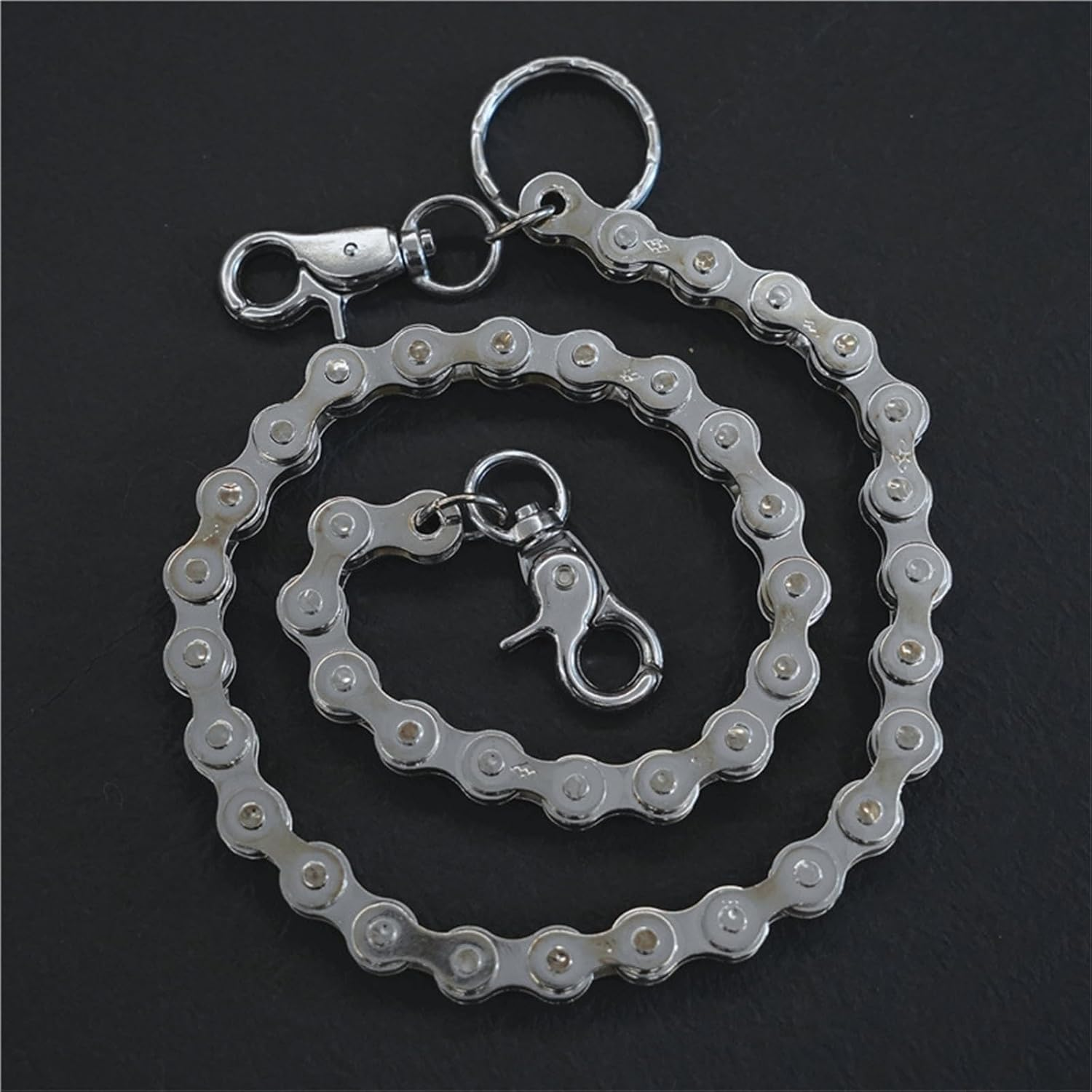 Men'S Pants Chain Vintage Fashion Thorn Alien Pearl Bag Chain Accessories Punk Double Layer Trouser Chain Punk Pants Chain image number 3