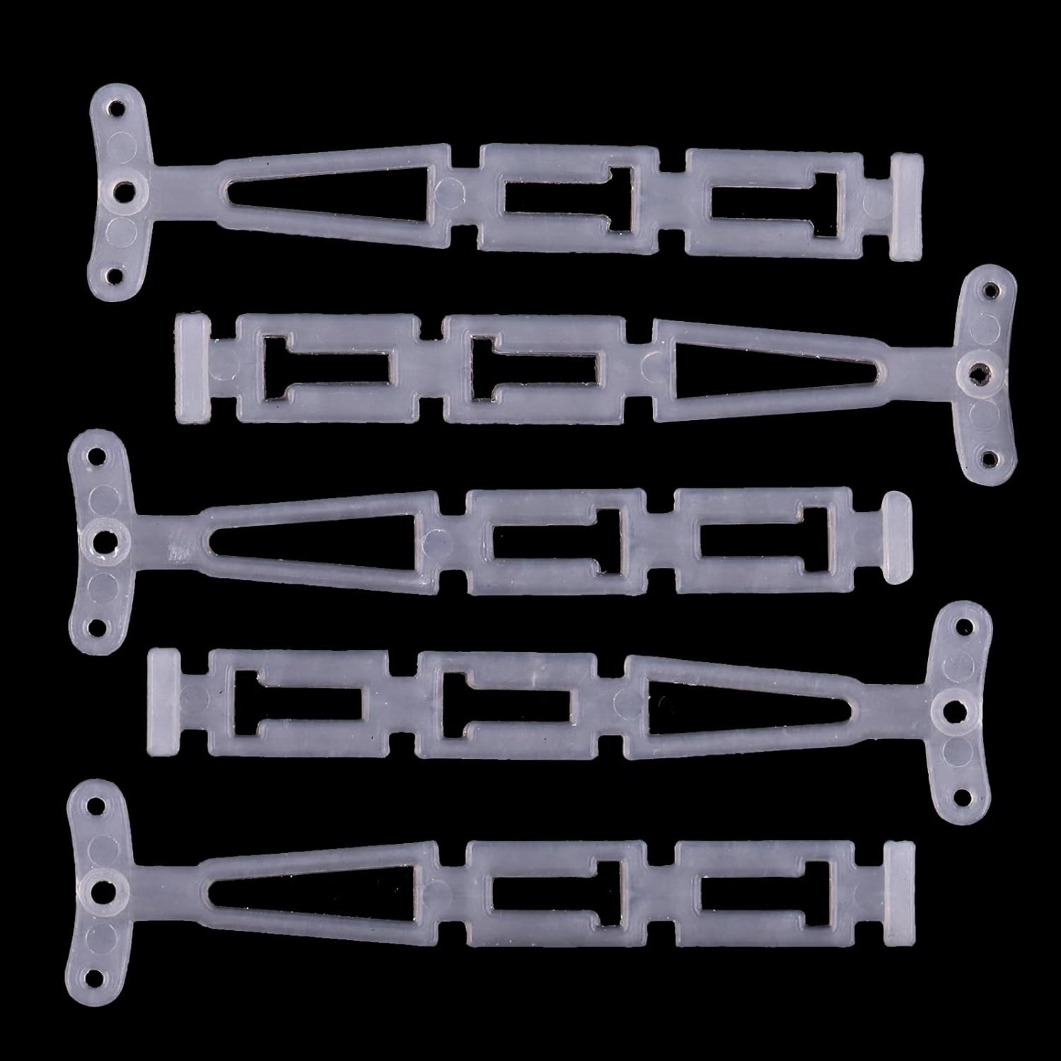 Swpeet 20 Pack Black Plastic Curtain Grommets, Inner Diameter 40Mm-1.7Inch Silencer Sliding Black Sheers Curtain Grommets, Curtain Eyelet Ring Black Low Noise Curtain Rings for Window Curtain Hanging image number 2