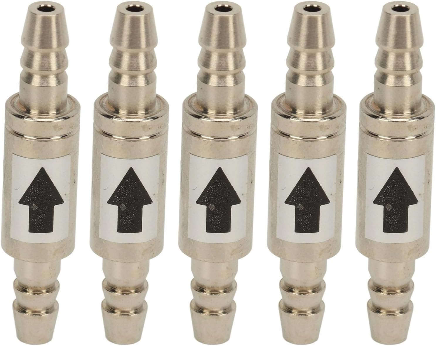 5Pcs Stainless Steel One Way Check Valve, Proof CO2 Check Valve, Lightweight Fish Tank Check Valve, Easy to Install Aquarium Check Valve for Fish Tank Aquarium Zone Generators image number 6