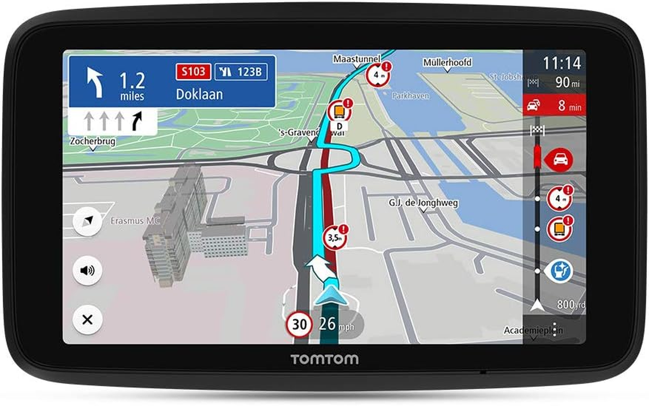 Tomtom Truck Sat Nav GO Expert, 7 Inch HD Screen, with Custom Large Vehicle Routing and Pois, Traffic Congestion Thanks to Tomtom Traffic, World Maps, Live Restriction Warnings, Quick Updates via Wifi image number 5