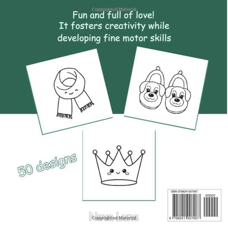 Basic Clothing & Dress-Up Coloring Book: Simple Clothes, Shoes, Hats & Pajamas for Little Artists image number 1