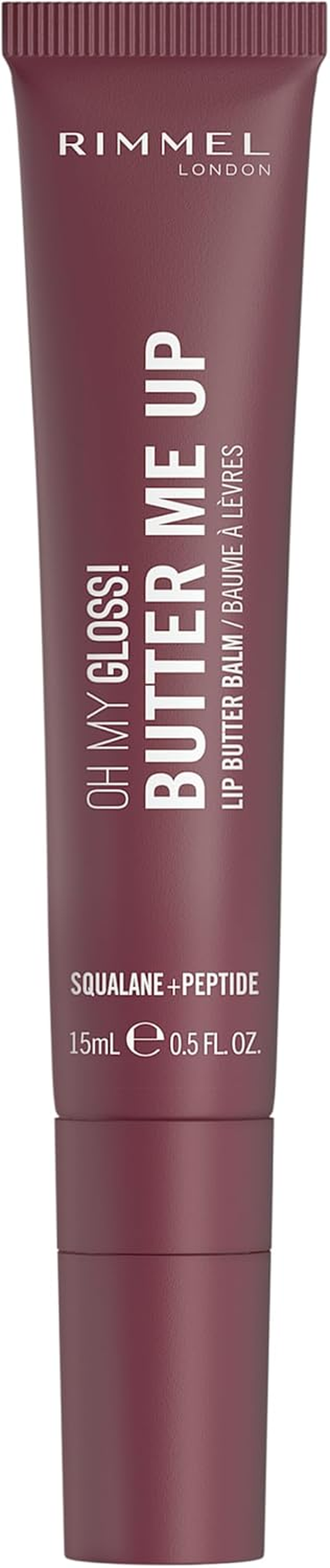 Rimmel London Oh My Gloss Butter Me up Lip Butter Balm 004 Mellow Mocha, Hydrating Lip Balm, Tinted Lip Balm, Lip Care, Hydration, Nourishing, Squalene, 15Ml (0.53Oz) image number 6
