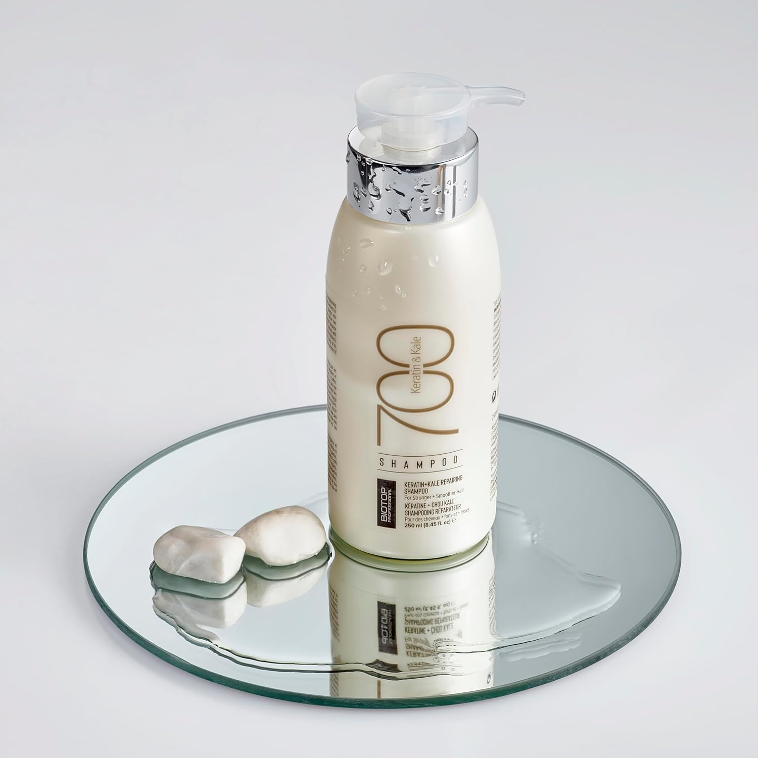 Biotop Professional 700 Keratin + Kale Shampoo 250Ml| Calming Chamomile|Paraben, SLS & Sulfate Free|For Damaged, Coarse or Chemically Treated Hair image number 1