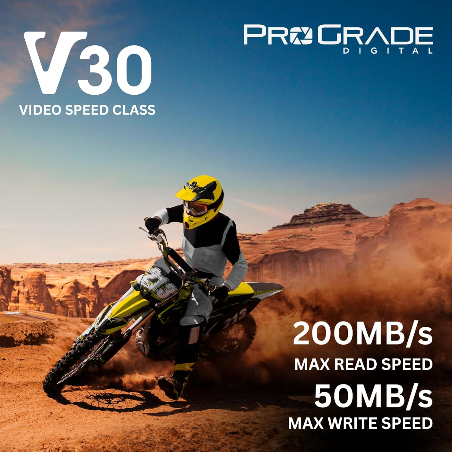 Prograde Digital SD UHS-I (256GB) Card V30 &ndash; up to 200Mb/S Read Speed | for Professional Vloggers, Filmmakers, Photographers & Content Curators image number 3