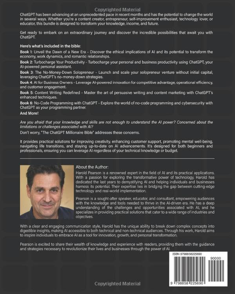 Chatgpt Millionaire Bible: How AI Can Build You a Million-Dollar Business to Become Financially Free