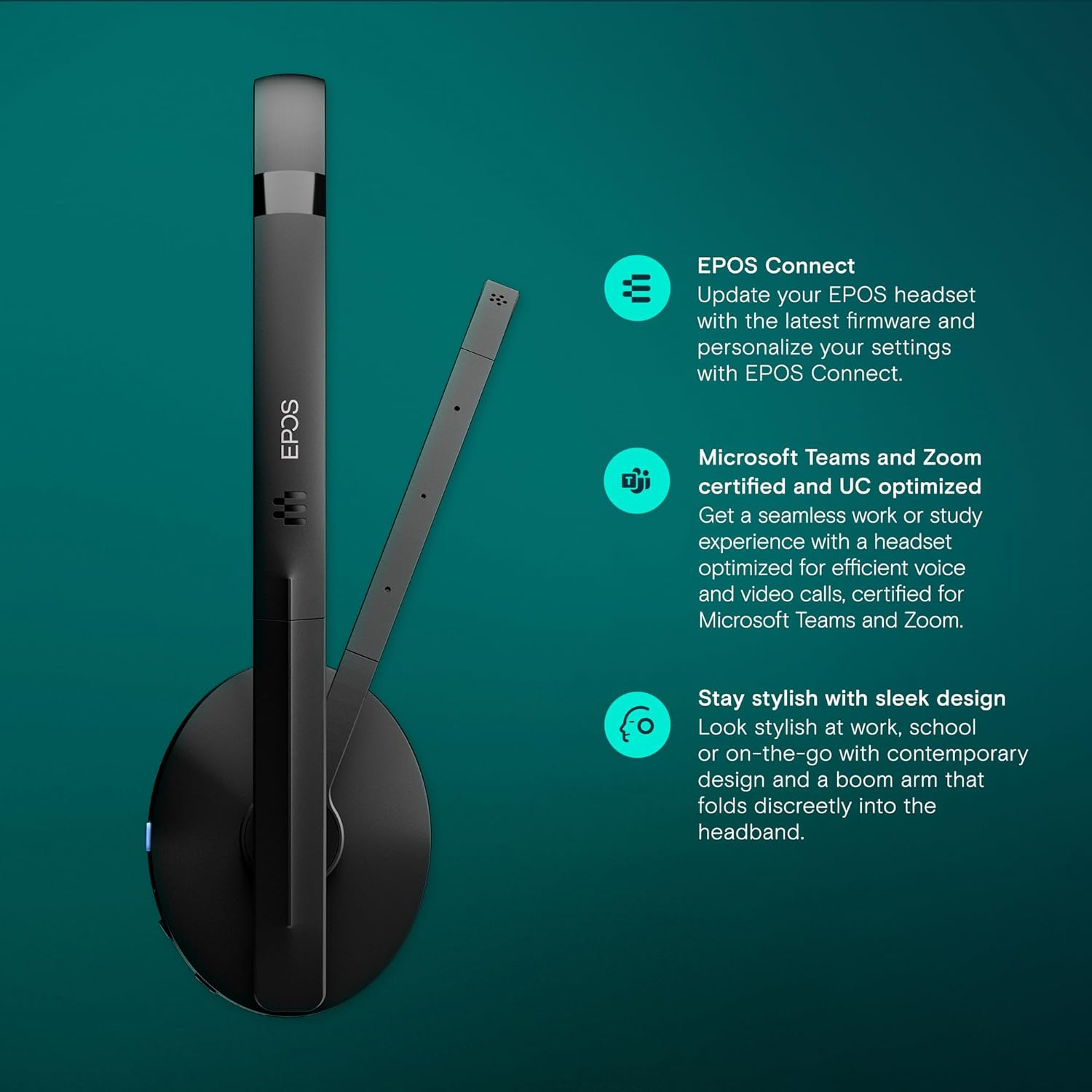 EPOS C20 Wireless Communication Headset image number 2