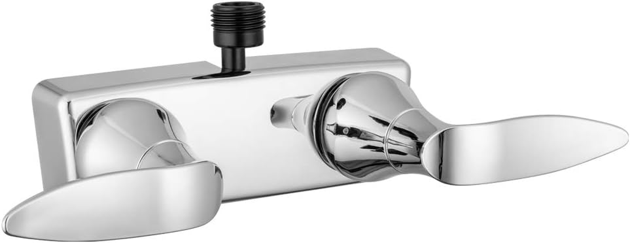 Dura Faucet DF-SA100LH-CP RV Shower Faucet Valve Diverter with Winged Levers (Chrome)