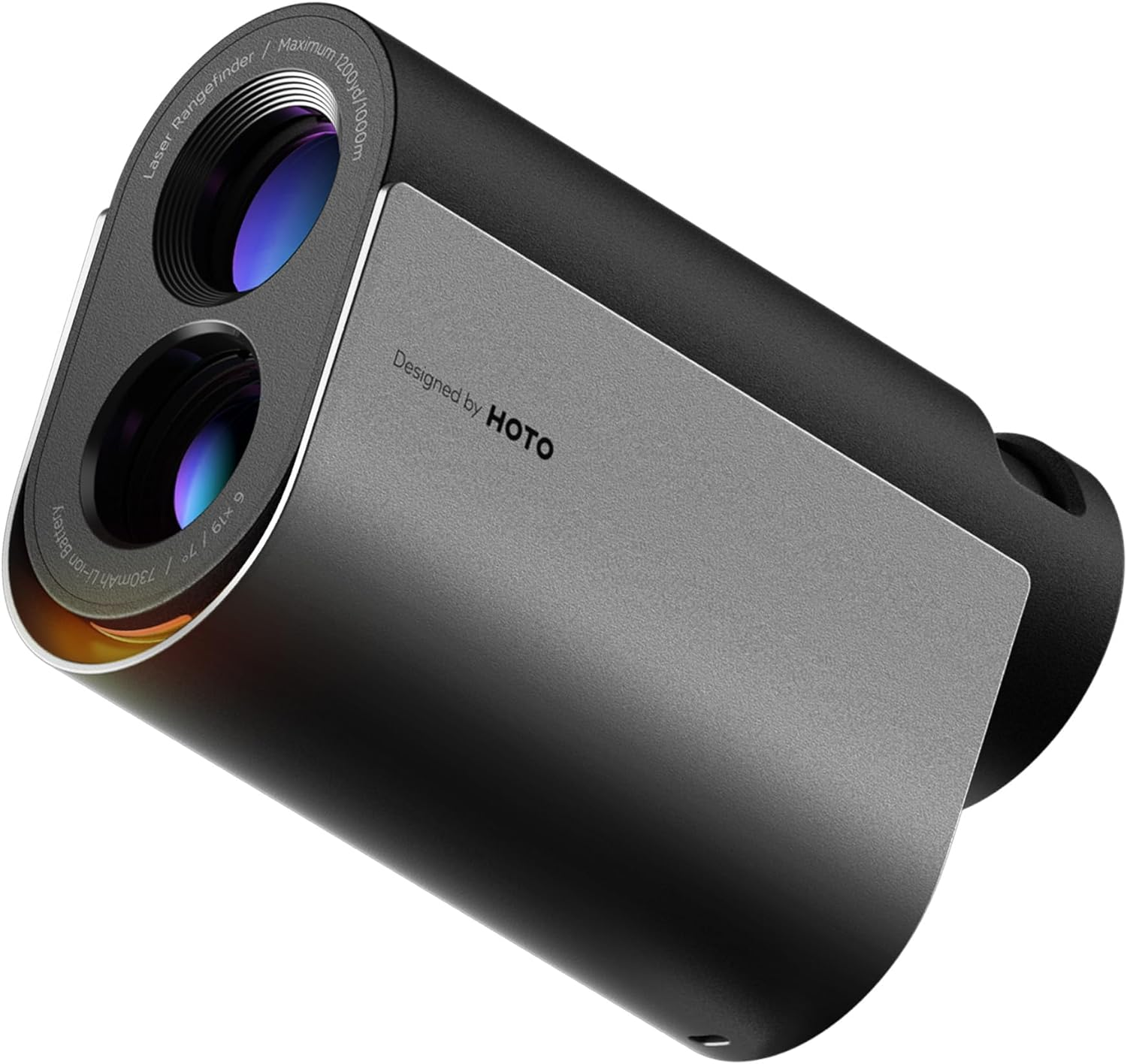 HOTO Golf Rangefinder with Slope, 1100-Yard Range, 6X Magnification, Flag Lock, Silicone Eyepiece, Real-Time Measurements, Magnetic Attachment, USB-C Charging, Ideal for Golf & Hunting Enthusiasts