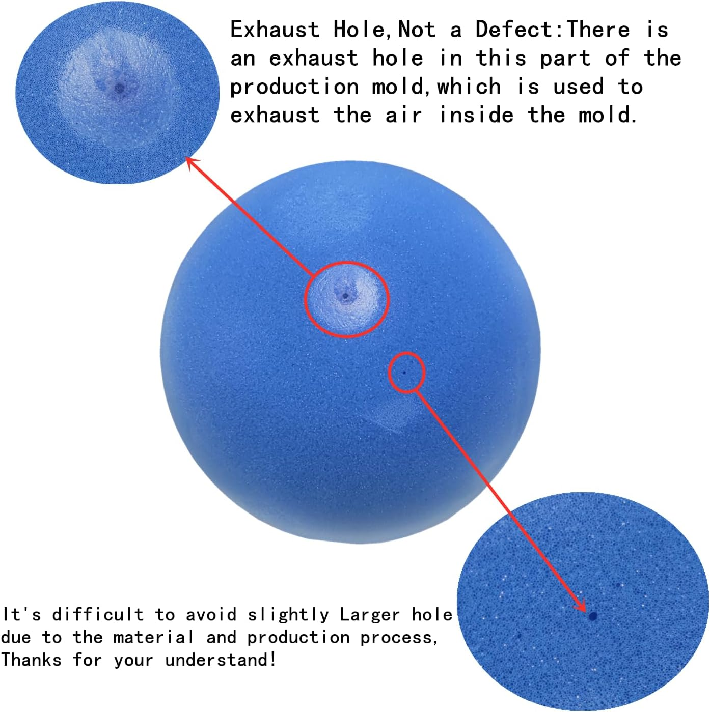 7 Inches Soft No-Noise Foam Ball - Indoor Activity Kick Dodge Playground Sponge Ball image number 5