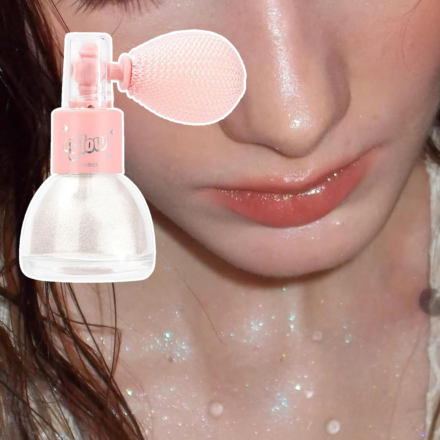 Gupcaqosjw Body Glitter Spray,7G Body Shimmer Powder - Highlighters Shimmering Cosmetic for Women, Disco Concert Festival Halloween Party Outfit Painting image number 6