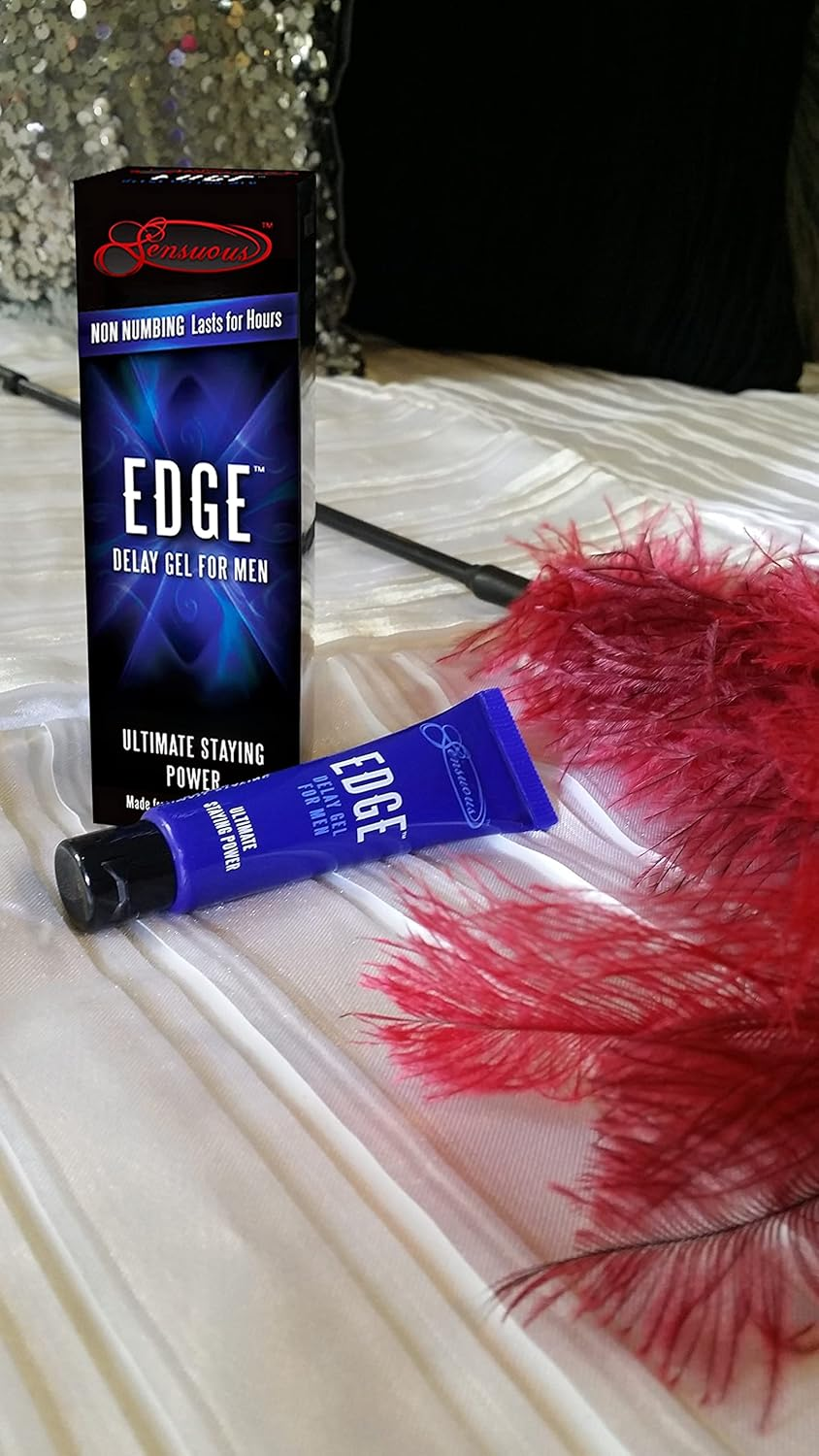 Edge Delay Gel for Men Ultimate Staying Power Non Numbing Creme All Natural image number 3