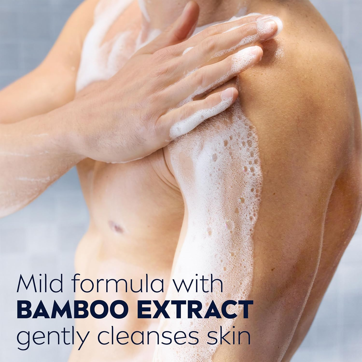 NIVEA MEN Sensitive Shower Gel Pack of 6 (6 X 250 Ml), Alcohol-Free Shower Gel for Sensitive Skin, Gentle Shower Gel for Men, Shower Gel for Irritated Skin image number 3