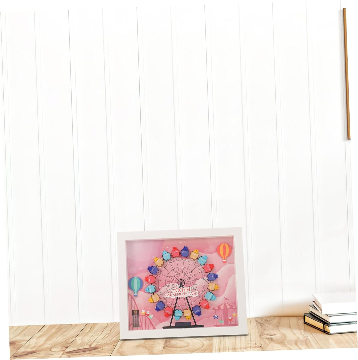 VICASKY Tooth Box Decorative First Tooth Keepsake for Boys Durable Storage Holder Compact Design for Newborn Memories Elegant Nursery Decor image number 2